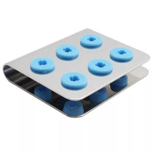 Soporte para bloque de fresas dentales, estuche de desinfección para fresas de alta y baja velocidad, Agujero 6, aleación de aluminio de Vaslcare - Product Image 1