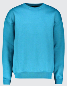 Sweat-shirt à col rond surdimensionné pour homme, 100 % coton, avec motif graphique, épaules tombantes, personnalisable OEM, vente en gros - Product Image 2