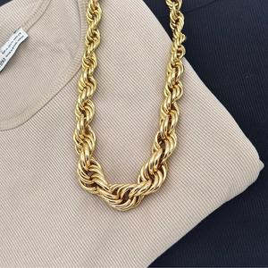 ชุดพิเศษวินเทจหนาสร้อยคอทองบิด (50เซนติเมตร) - Product Image 2