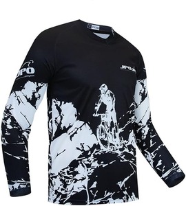 Ropa deportiva de manga larga para motocicletas de talla grande Off-Road Motocross BMX Moto MX ATV transpirable a prueba de viento Dirt Bike Shirt - Product Image 1