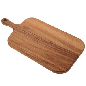 Tabla de cortar de madera diseñada para un manejo seguro que garantiza un agarre estable para cortar verduras, frutas o carnes. - Product Image 6