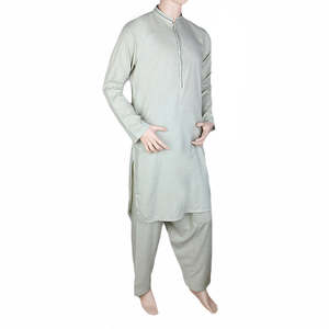 Kurta Shalwar ajustado para hombre - Elegante - Verde - Product Image 1