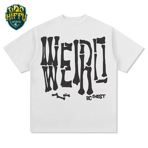 Camisetas gráficas personalizadas DTG 100% algodón de manga corta para hombre, camisetas holgadas al por mayor con cuello redondo - Product Image 2