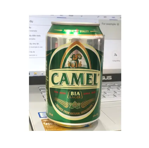 Ucuz fabrika fiyat ihraç ürünü deve Lager bira 330ml alkollü içecek Viet Nam