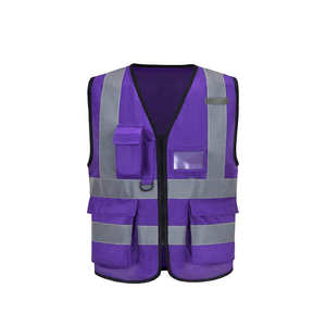 Men's Plus Size Construction Workwear <b>Vest</b> <b>Reflective</b> High Visibility Breathable Quick Dry Polyester Flame-Retardant Customized - Product Image 1