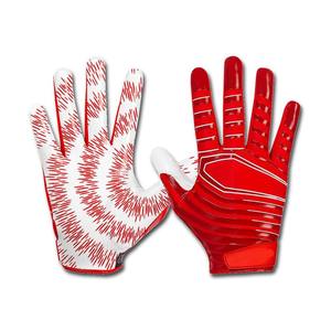 Gants de receveur de football américain professionnels de haute qualité, cuir de qualité supérieure, imperméables, entièrement personnalisables, marque personnalisée - Product Image 3