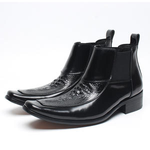Zapatos de vestir de cuero genuino para hombre, talla grande, de piel de vaca, formales para negocios, cómodos para pies anchos, zapatos oficiales de oficina para hombre - Product Image 1