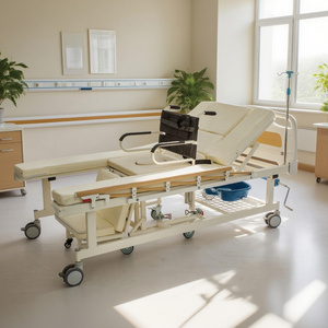 5機能手動調節式高齢者向け在宅介護医療病院用車椅子兼ベッド（トイレ付き） - Product Image 2