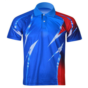 Le sport des hommes sur mesure pour l'impression par sublimation de chemise de polo avec 3 boutons - Product Image 1