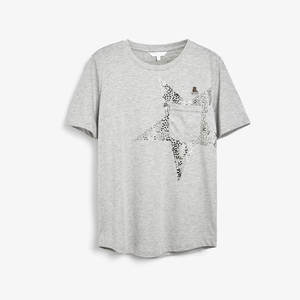 เสื้อยืดแขนสั้นสำหรับผู้หญิงสำหรับผู้ใหญ่เสื้อยืดลายปักตามสั่ง - Product Image 6