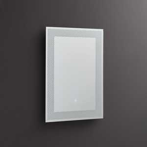 Miroir rectangulaire 50x70 LED décoré et éclairé - Product Image 2
