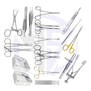 Lot de 23 Instruments de chirurgie générale pédiatrique coupés Ciseaux d'opération Mini pince à pansement Adson la plus vendue - Product Image 5