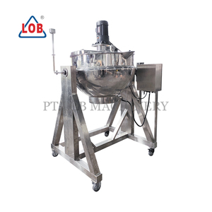 Olla industrial encamisada convencional LOB 300L, adecuada para industrias como la cerveza y la elaboración de mermeladas. - Product Image 4