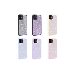 Coque arrière premium en strass pour iPhone 11, 14 Plus, 13 Pro Max et plus - Design Netzy avec pierres brillantes - Product Image 2