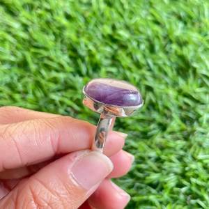 Hecho a mano Plata de Ley 925 diseño clásico bisel ajuste boda compromiso fiesta joyería corte ovalado amatista perla aniversario - Product Image 4