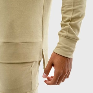 Jersey con capucha de talla grande para hombre, sudadera de gimnasio, chándal de lana de manga larga para deportes de otoño, bordado liso de poliéster/algodón - Product Image 4