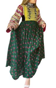 เดรสแม็กซี่สไตล์อัฟกานิสถานปักลายลูกไม้สวมใส่สบายออกแบบได้ตามต้องการขนาด - Product Image 5