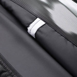 Factory Outlet Men's Vintage Puffer Jacket Long Sleeve Hooded Collar Waterproof Canvas <b>Silk</b> Zipper Solid Bubble Design Winter - Product Image 6