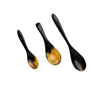 Cuchara de cuerno hecha a mano de nuevo diseño indio en todos los tamaños con cubiertos de ágata de cuerno de mango largo con cuchara de cuerno de búfalo de alta calidad de - Product Image 2