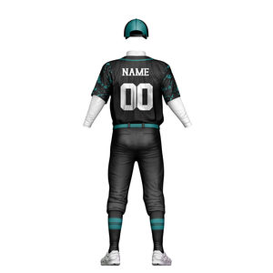 Uniforme de Béisbol Personalizado para Equipos Adultos, Nombre y Número del Equipo Personalizados, Uniforme de Béisbol de Alta Calidad para Hombre - Product Image 3