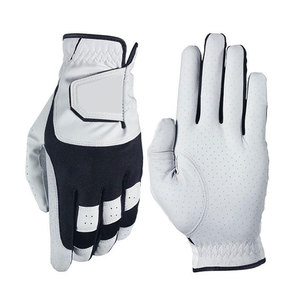 Gants de golf adultes en cuir Cabretta de qualité supérieure pour la main gauche respirants en peau de mouton de qualité exceptionnelle avec logo Sports - Product Image 1