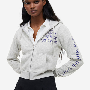 Último diseño personalizado hecho su propio estilo mujeres sudaderas con capucha peso ligero nueva llegada mujeres sudaderas con capucha con mangas completas - Product Image 6