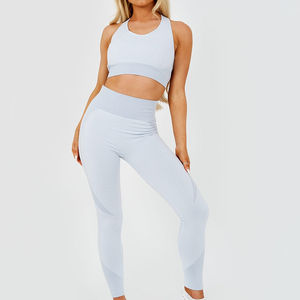 Ensemble de yoga 3 pièces pour femmes, doux, confortable, imprimé torsadé, taille élastique, grande taille, vêtements de fitness, vêtements de sport - Product Image 4