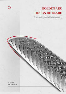 Venta al por mayor personalizado de alta calidad OEM ODM servicio profesional Damasco nuevo mango de resina roja Damasco acero cocina Chef cuchillo - Product Image 3