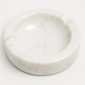 Cendrier rond en marbre beige clair décoratif bol à fumer décoration de luxe pour fumer et cadeaux vente à chaud - Product Image 4