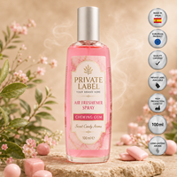 Spray Aromatizante para el Aire con Sabor a Chicle de Marca Privada 100ml OEM |   Spray Aromatizante para el Hogar con Aroma Dulce y Frutal |   España UE
