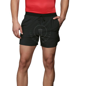 Pantalones Cortos Casuales para Hombre, Uso en Exteriores, Color Sólido, Logotipo Personalizado, Servicio OEM, Talla Grande, Ligeros, Secado Rápido, Transpirables, Venta al Por Mayor - Product Image 3