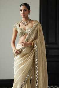 Truyền thống banarasi Saree với zari làm việc hoàn hảo cho những dịp lễ hội và đám cưới có sẵn với giá cả hợp lý từ Ấn Độ - Product Image 3
