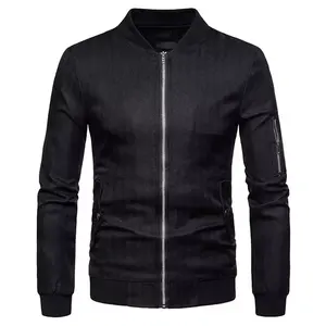 Chaqueta de bombardero con relleno de poliéster regular de precio de alta calidad con cuello levantado y logotipo frontal para uso de invierno unisex - Product Image 3