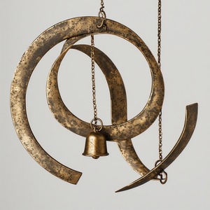 กระซิบลมเหล็กเรืองแสงด้วยพื้นผิวเรียบทำให้เสียงอ่อนละมุนเบาๆในช่วงเย็นที่บ้าน - Product Image 2