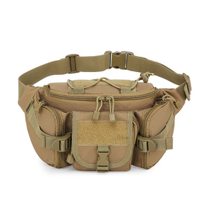 Bolso de hombro táctico, bolso de cintura - Coyote, compartimento principal grande, bolsillos laterales con cremallera, camuflaje personalizado - Product Image 1