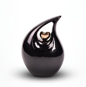 Silver Angel Venta caliente Precios bajos Aluminio Adulto Cremación Lágrima Urnas con grabado hecho a mano Urna funeraria Hecho India 2024 - Product Image 3