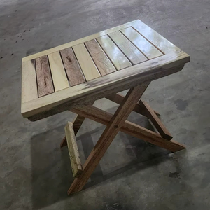 Gran oferta minimalista moderno movible anidamiento plegable mesa de centro lateral reciclada económica precio bajo decorativa - Product Image 1