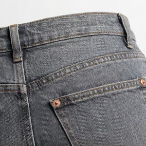 Jeans basiques pour femmes 2025, couleur personnalisée, haute qualité, respirant, durable, taille plus, pantalon en denim, prix de gros bas, hiver - Product Image 5