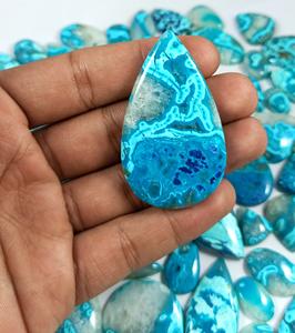 Shattuckite Cabochon ธรรมชาติบำบัดทำด้วยมือคริสตัลควอตซ์ขายส่งจำนวนมากหลวมอัญมณีหินบริสุทธิ์ - Product Image 6
