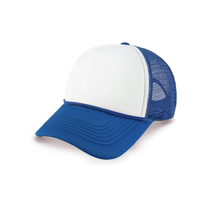 Casquette promotionnelle à dos en maille, casquette de camionneur structurée, panneau frontal en mousse, fermeture à pression réglable, logo personnalisé - Product Image 4