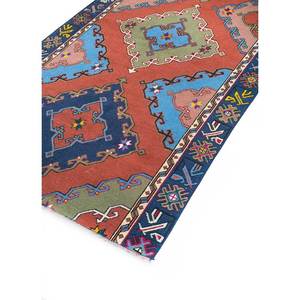 Alfombra de Lana Anudada a Mano Nuray Pae-1349, Alfombra Geométrica a Rayas para Sala de Estar, Alfombra Rectangular para Pasillo, Alfombra para Cuarto de Juegos - Product Image 2