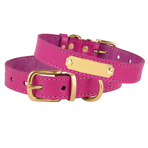 Collier de chat pour chien robuste Rivet solide en cuir respirant en nylon réfléchissant doucement rembourré boucle à dégagement rapide Durable - Product Image 4