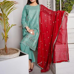 Shalwar Kameez de uso normal para mujeres de última moda en tarifa al por mayor y MOQ bajo 2025 superventas - Product Image 6