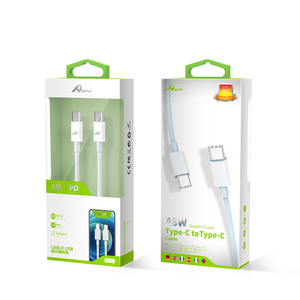 Câble d'alimentation 60W PD 1M Type-C vers Type-C Blanco CB-277 - Product Image 1
