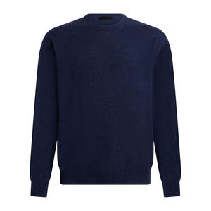 เสื้อสเวตเตอร์คอกลมลำลองสำหรับผู้ชายและผู้หญิง, เสื้อสวมหัวผ้าฝ้าย100% ลายพื้นน้ำหนักเบาสำหรับฤดูหนาว - Product Image 1