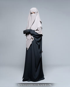 Luxe Modeste Mode Long Loose Fit Khimar Hijab pour les femmes musulmanes Respirant Traditionnel Musulman Vêtements Accessoire OEM Service - Product Image 3