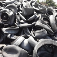 Caoutchouc recyclé de haute qualité pour pièces automobiles, résistant aux chocs et à l'usure, provenant de chambres à air de camions usagés de qualité médicale