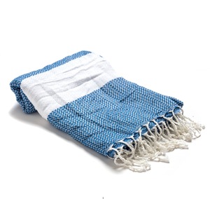 Style de luxe écologique à séchage rapide personnalisé sans sable coton serviettes de plage rayé Jacquard conception couleur personnalisée taille Avior - Product Image 1