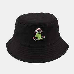 Chapeau Bob Brodé Décontracté de Haute Qualité pour Unisexe, Chapeau de Voyage Hip Hop pour l'Extérieur avec Broderie Personnalisée sur Tissu - Product Image 2