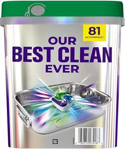 Cápsulas de detergente para lavavajillas Cascade Platinum Plus ActionPacs, aroma fresco (81 unidades) - Product Image 6